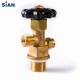 Reliable QF-35C carbon dioxide cylinder valve Axial  Type Valve  Brass valve